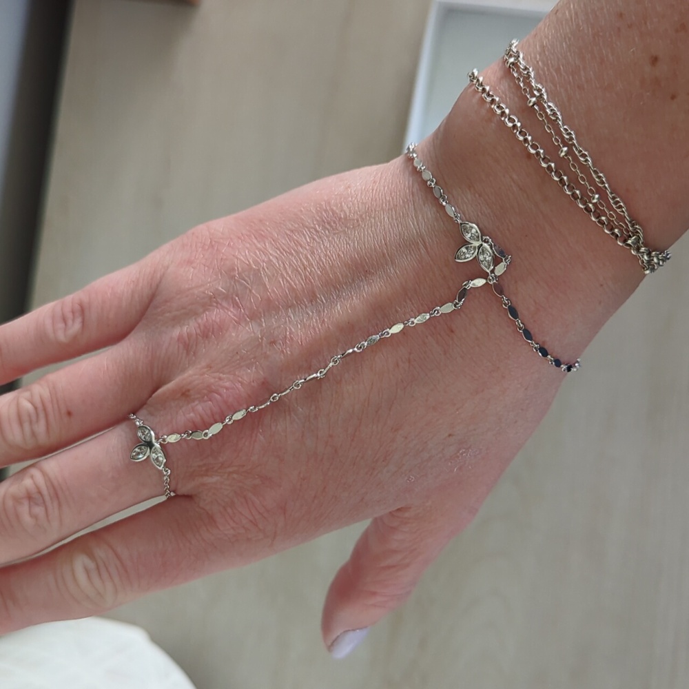 Silver Hand Chain